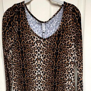Cheetah print dress Size Small